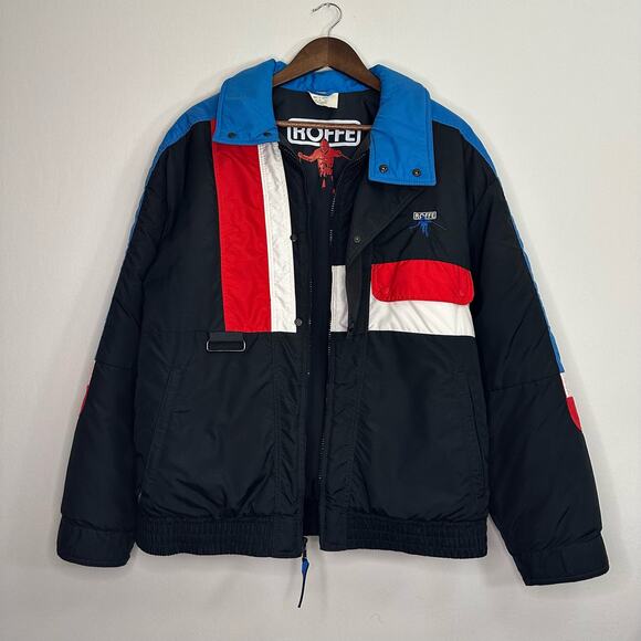 ROFFE Vintage Large Puffy Warm Ski Jacket in Excellent Condition - Picture 3 of 15